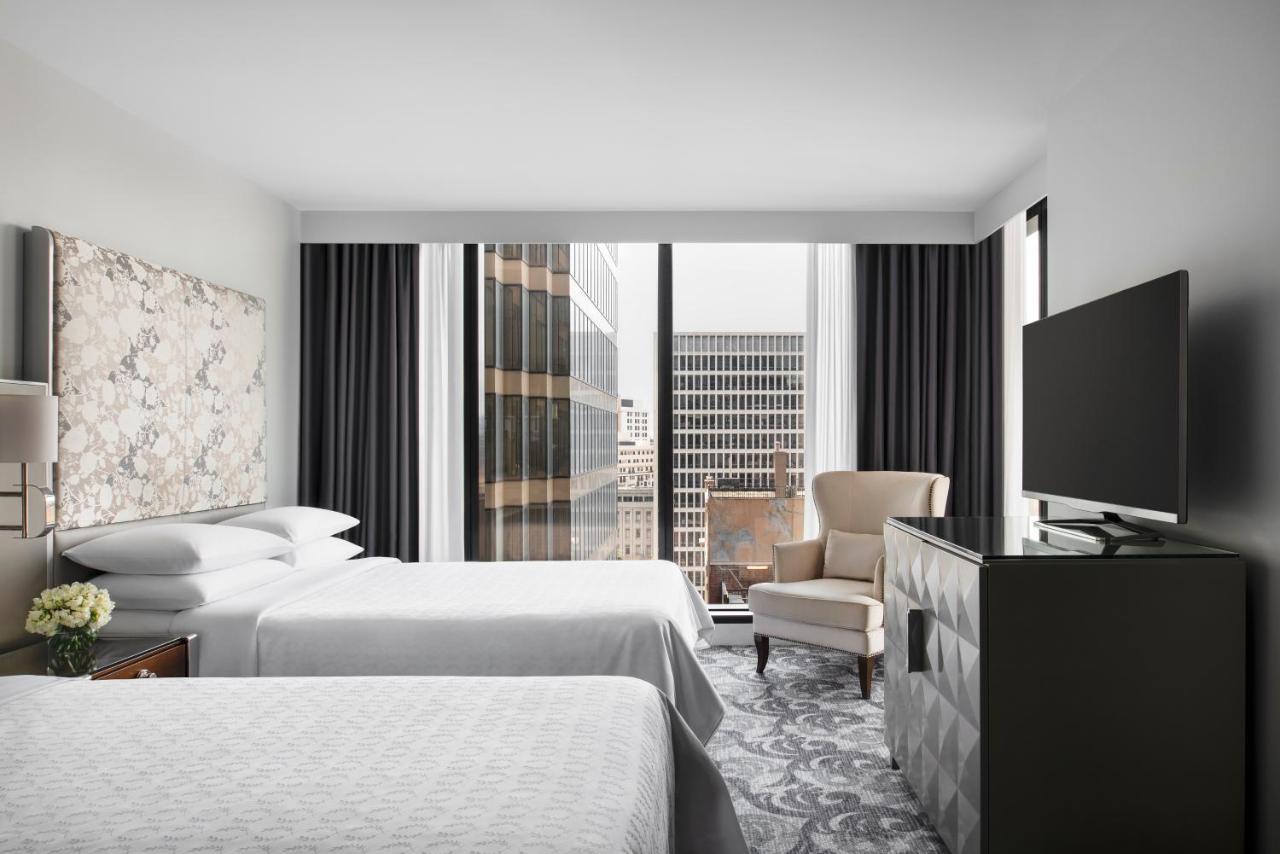 โรงแรมเชอราตัน เมลเบิร์น ภายนอก รูปภาพ A guest room at the hotel
